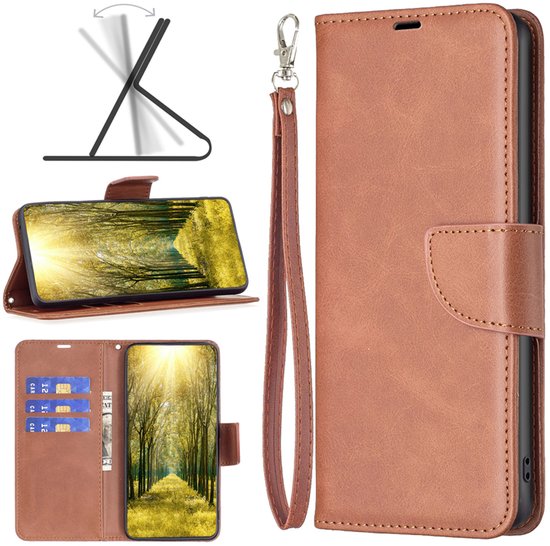 Motorola Moto E13 Hoesje Portemonnee Book Case Tijger Print
