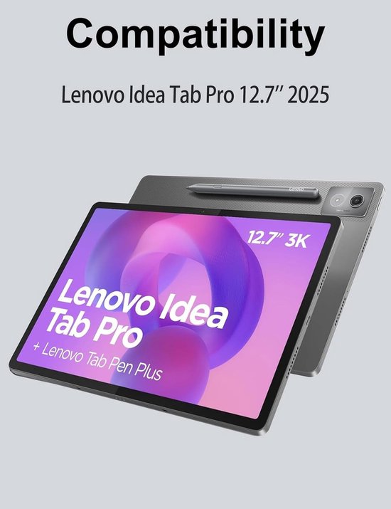 FOGARI Toetsenbord hoes voor Lenovo idea Tab Pro 12,7 2025, QWERTZ lay-out Duits, hoes toetsenbord met magnetisch afneembaar Bluetooth voor Lenovo idea Tab Pro 12,7 2025, lichtblauw FOGARI Toetsenbord hoes voor Lenovo idea Tab Pro 12,7 2025, QWERTZ lay-out Duits, hoes toetsenbord met magnetisch afneembaar Bluetooth voor Lenovo idea Tab Pro 12,7 2025, lichtblauw