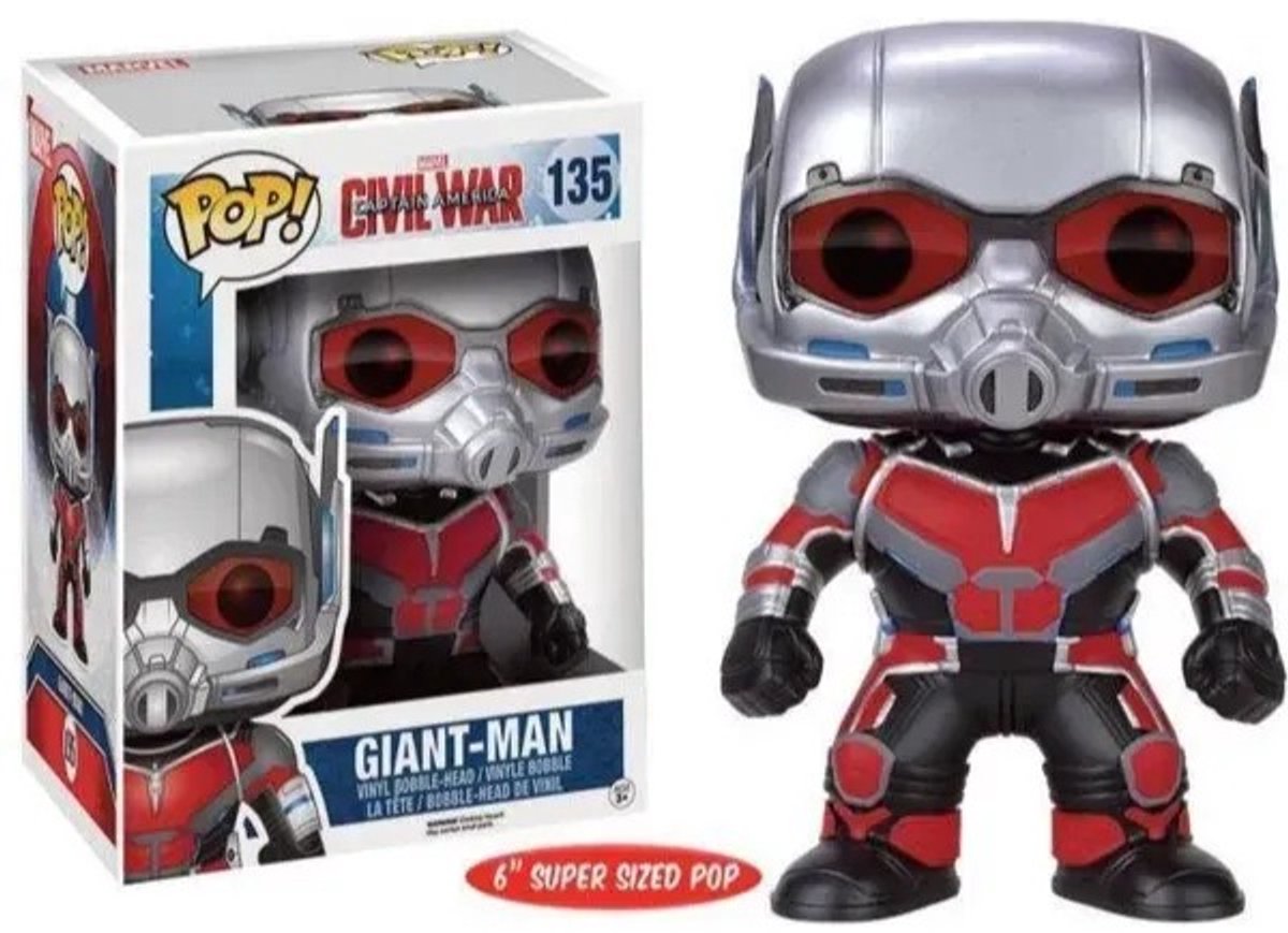 Funko Pop! Marvel Civil War Captain America Giant-Man - #135 Verzamelfiguur