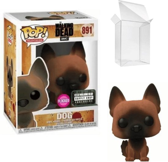 Funko Pop! Televistion: The Walking Dead - Dog #891 Supply Drop Exclusive Flocked [8/10]