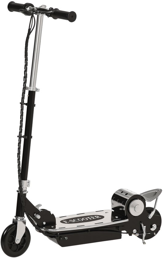 HOMCOM-Elektrische scooter-81x38x94cm-Metaal-Zwart