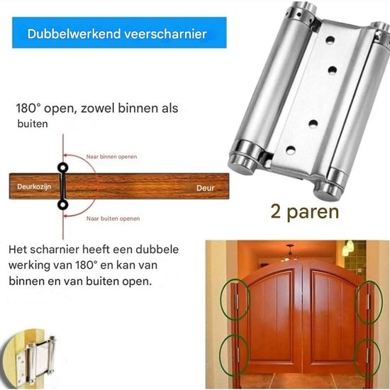 Roestvrij Staal - Deurscharnieren / IJzerwaren & Sloten Voor