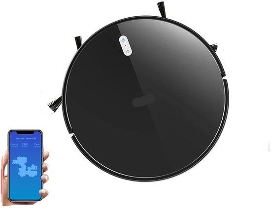 Robotstofzuiger - Roborock - Vacuum Cleaner - Dweilrobot - Draadloze - 500W - 6000Pa Zuigkracht - Afstandsbediening Upgrade - 2-in-1 Nat en Droog Mop, WiFi App, Slimme Auto Vloerwasfunctie voor Thuis