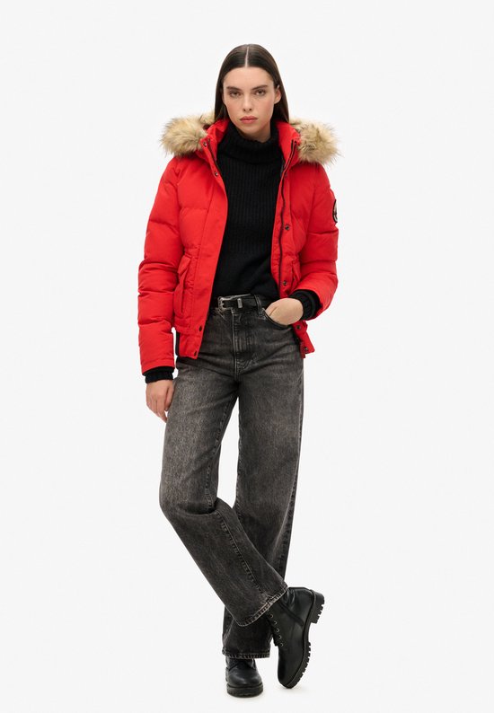 Superdry - Everest Hooded Puffer Bomberjack - Dames - Gewatteerde jassen