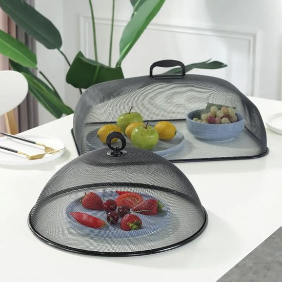 Solud® Vliegenkap 47,5 x 34 cm - Voedselkap - Vliegenverjager voor op tafel - Foodcover - Vliegenvanger van Merkloos — afbeelding 2