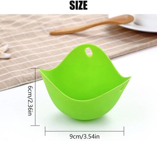 Eierdopjes Set van 4 - Porseleinen Eieren Cup Stands - Saucers Crèmewit - Eierhouder