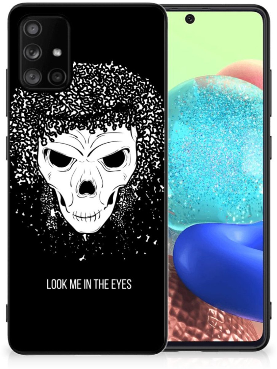 Telefoonhoesje Samsung Galaxy A71 Skull Hair