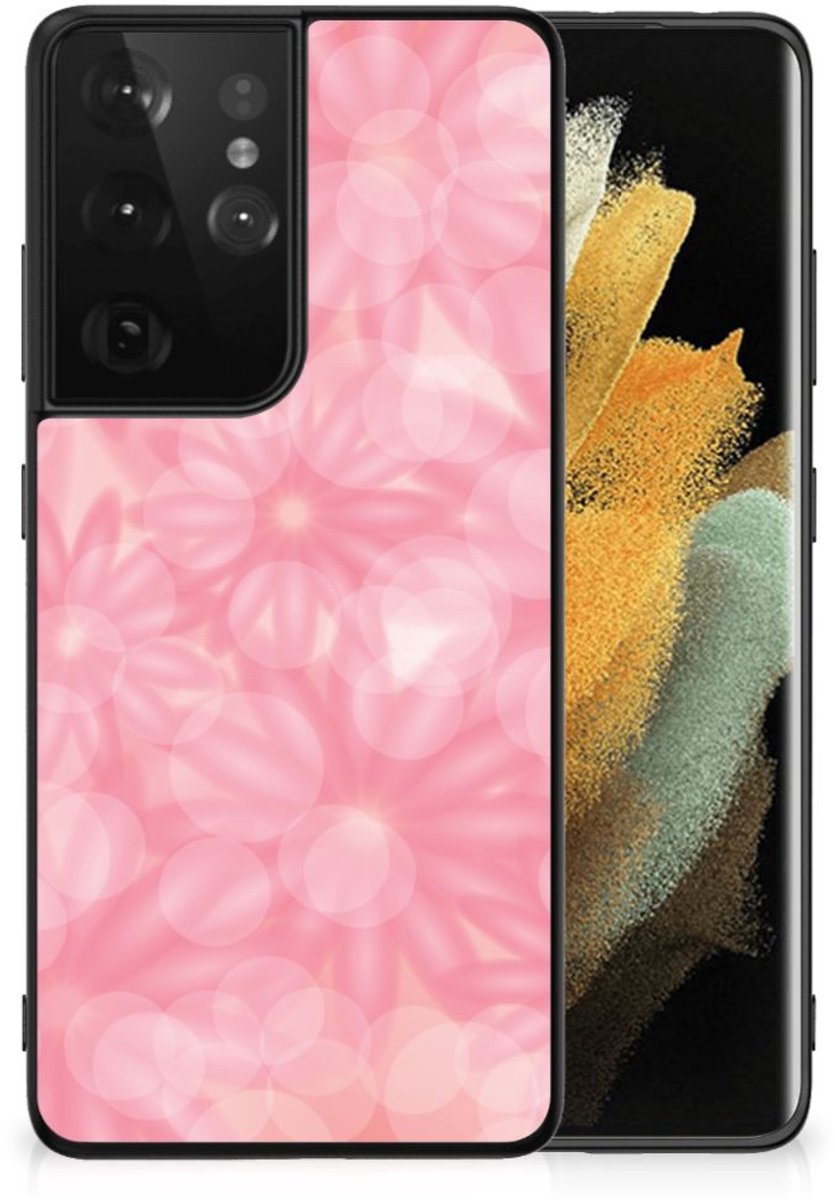 Samsung Galaxy S21 Ultra Bloemen Hoesje Spring Flowers