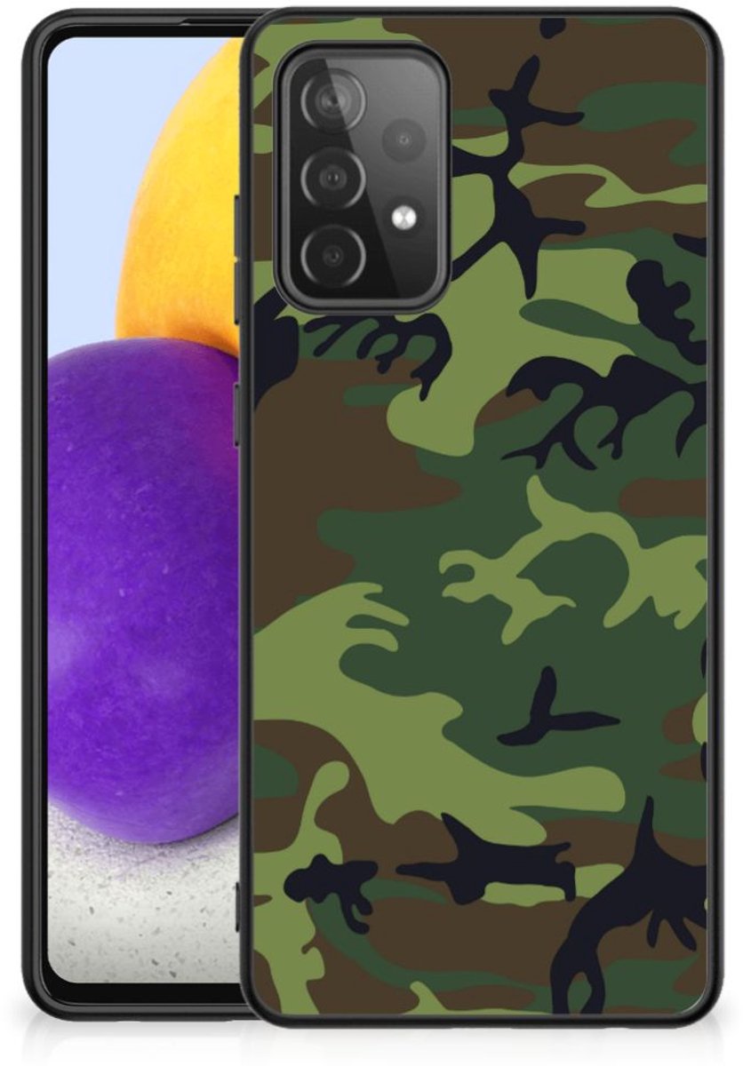 Samsung Galaxy A72 (5G/4G) Back Case Army Dark