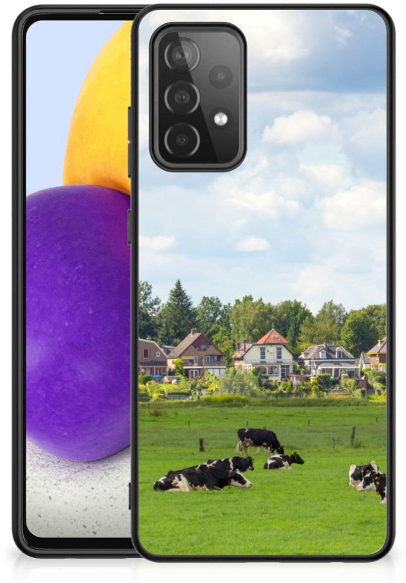 Samsung Galaxy A72 (5G/4G) Dierenprint Telefoonhoesje Koeien