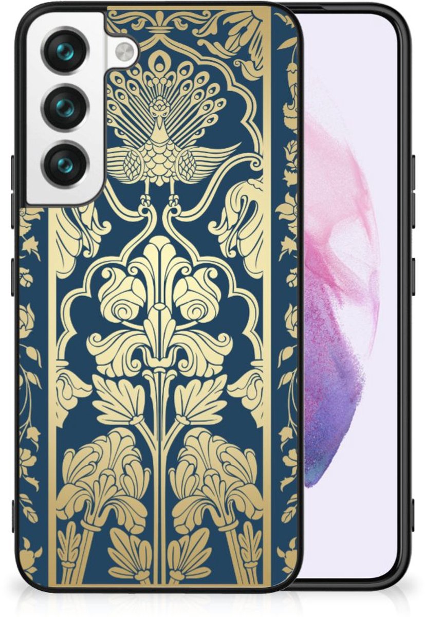 Samsung Galaxy S22 Bloemen Hoesje Beige Flowers