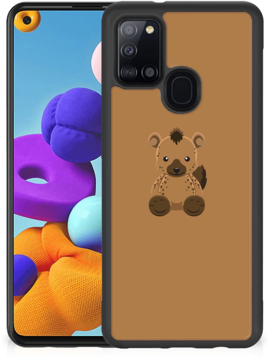 Samsung Galaxy A21s Bumper Hoesje Baby Hyena