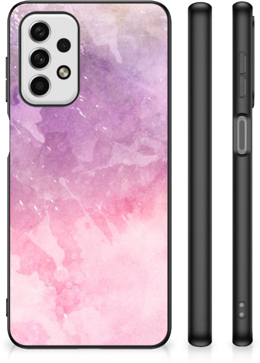 Kleurrijke Telefoonhoesje Samsung Galaxy A23 Pink Purple Paint