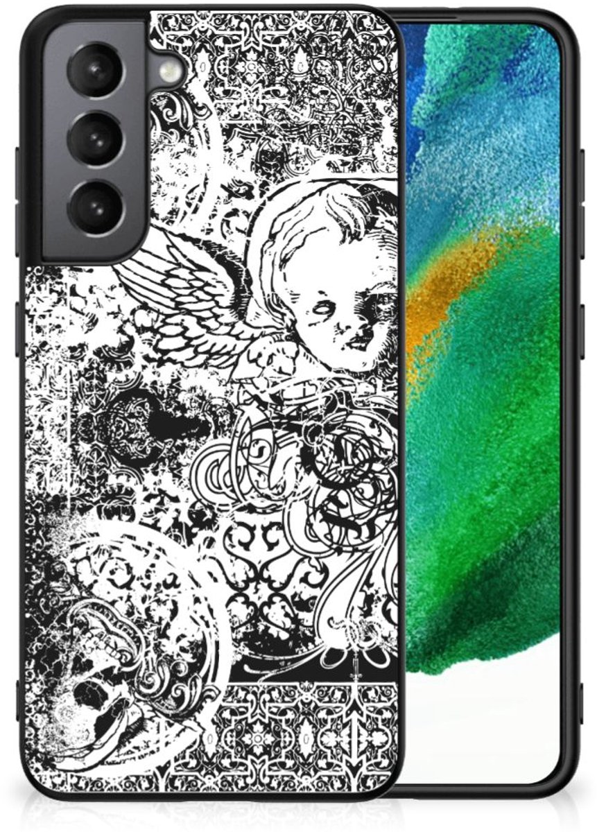 Telefoonhoesje Samsung Galaxy S21FE Skulls Angel