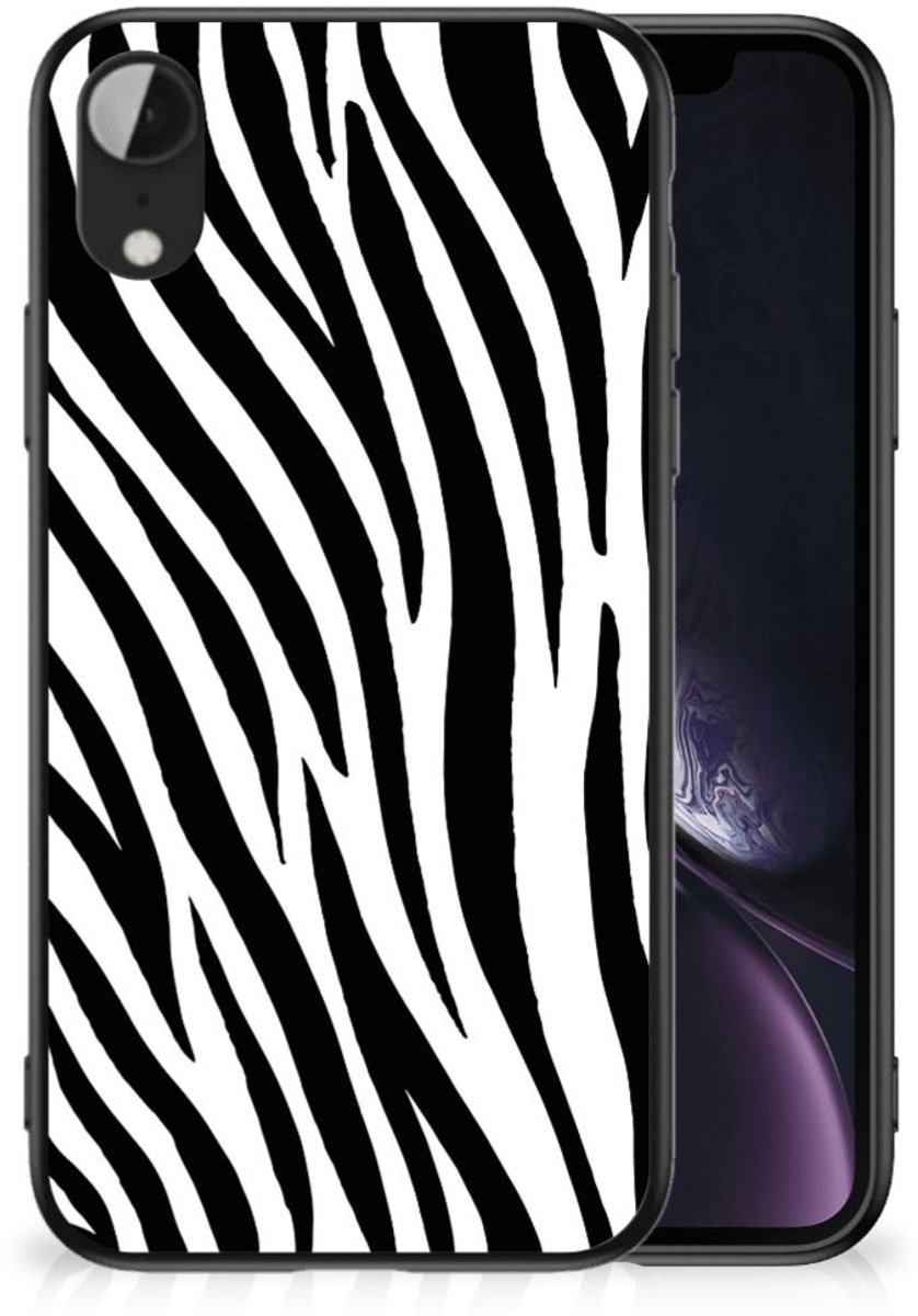 Apple iPhone XR Dierenprint Telefoonhoesje Zebra