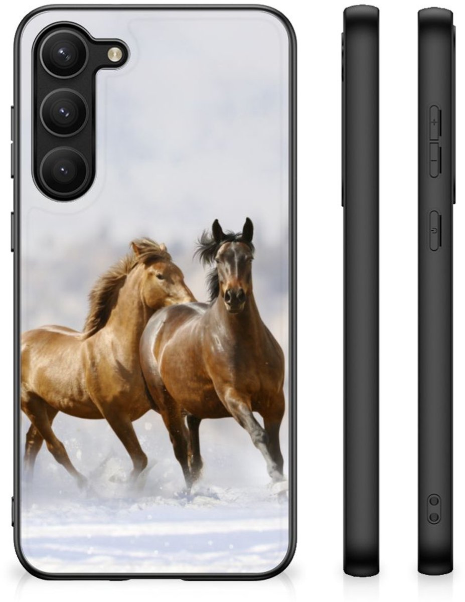 Samsung Galaxy S23 Plus Dierenprint Telefoonhoesje Paarden