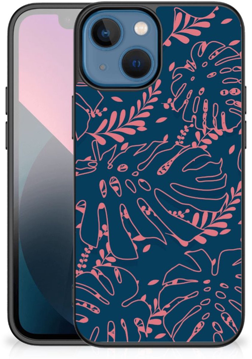 Apple iPhone 13 mini Bloemen Hoesje Palm Leaves