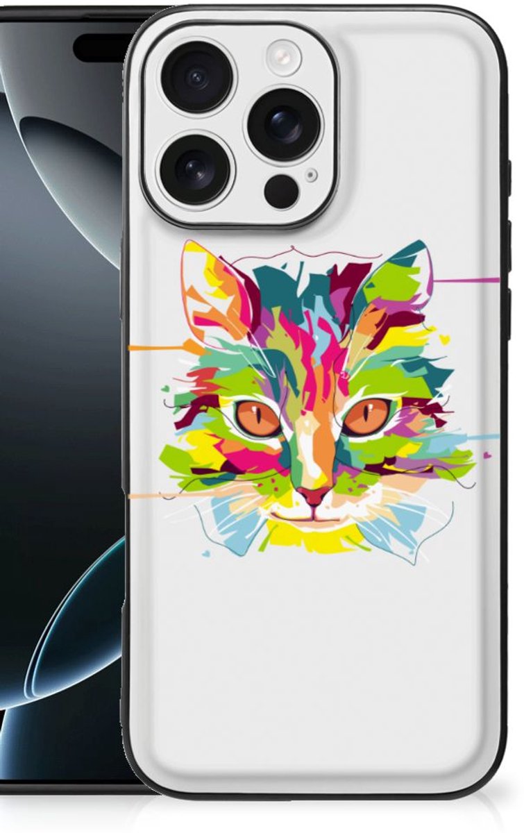 iPhone 16 Pro Max Hoesje Cat Color