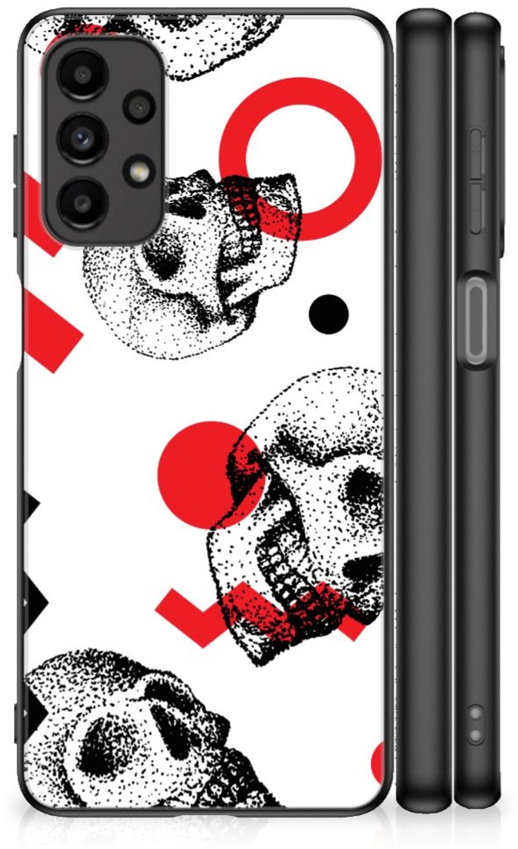 Telefoonhoesje Samsung Galaxy A13 4G Skull Red