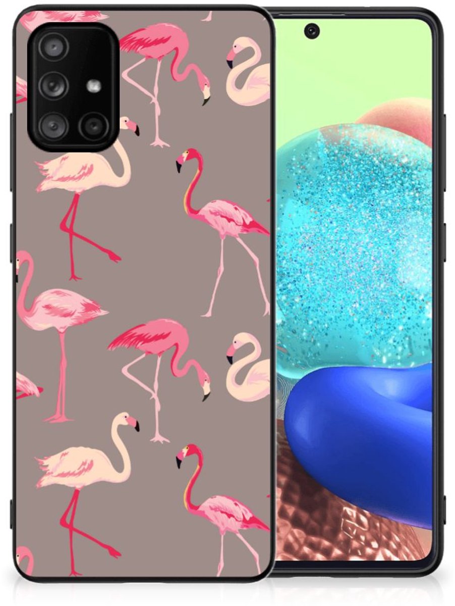 Samsung Galaxy A71 Dierenprint Telefoonhoesje Flamingo