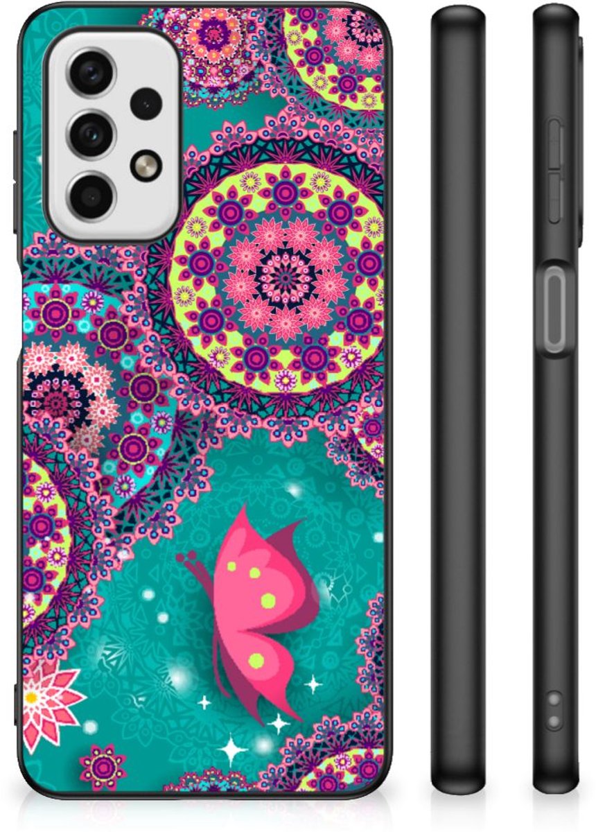 Samsung Galaxy A23 Leuk Telefoonhoesje Cirkels en Vlinders