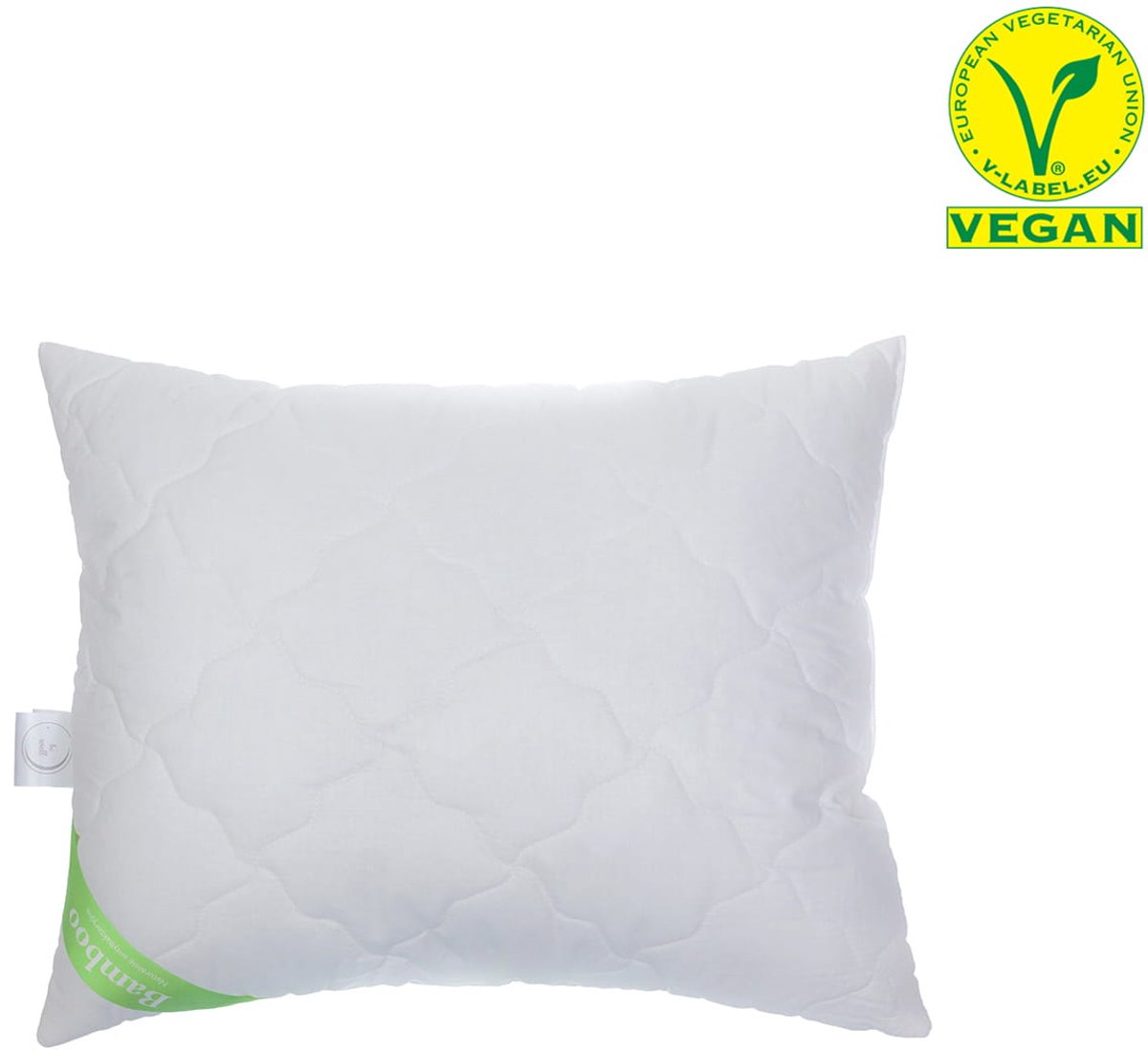 Kussen 50x70 Bamboe gewatteerd natuurlijk