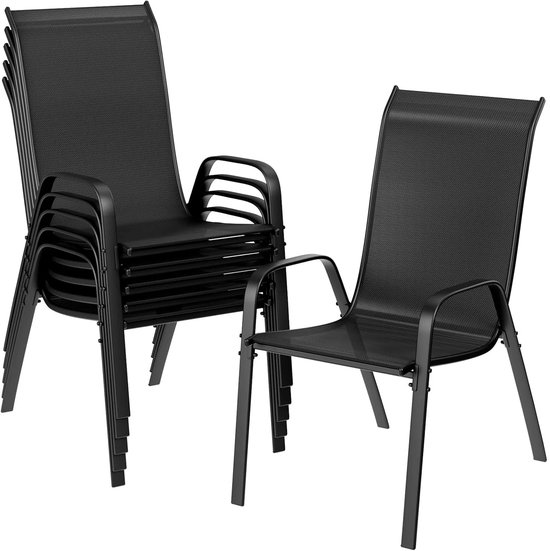 WOLTU Set van 2 ligstoelen, tuinligstoel, schommelligstoel, inklapbaar, tot 160 kg belastbaar, ademende textielbekleding, voor tuin en terras, grijs, LS002gr-2