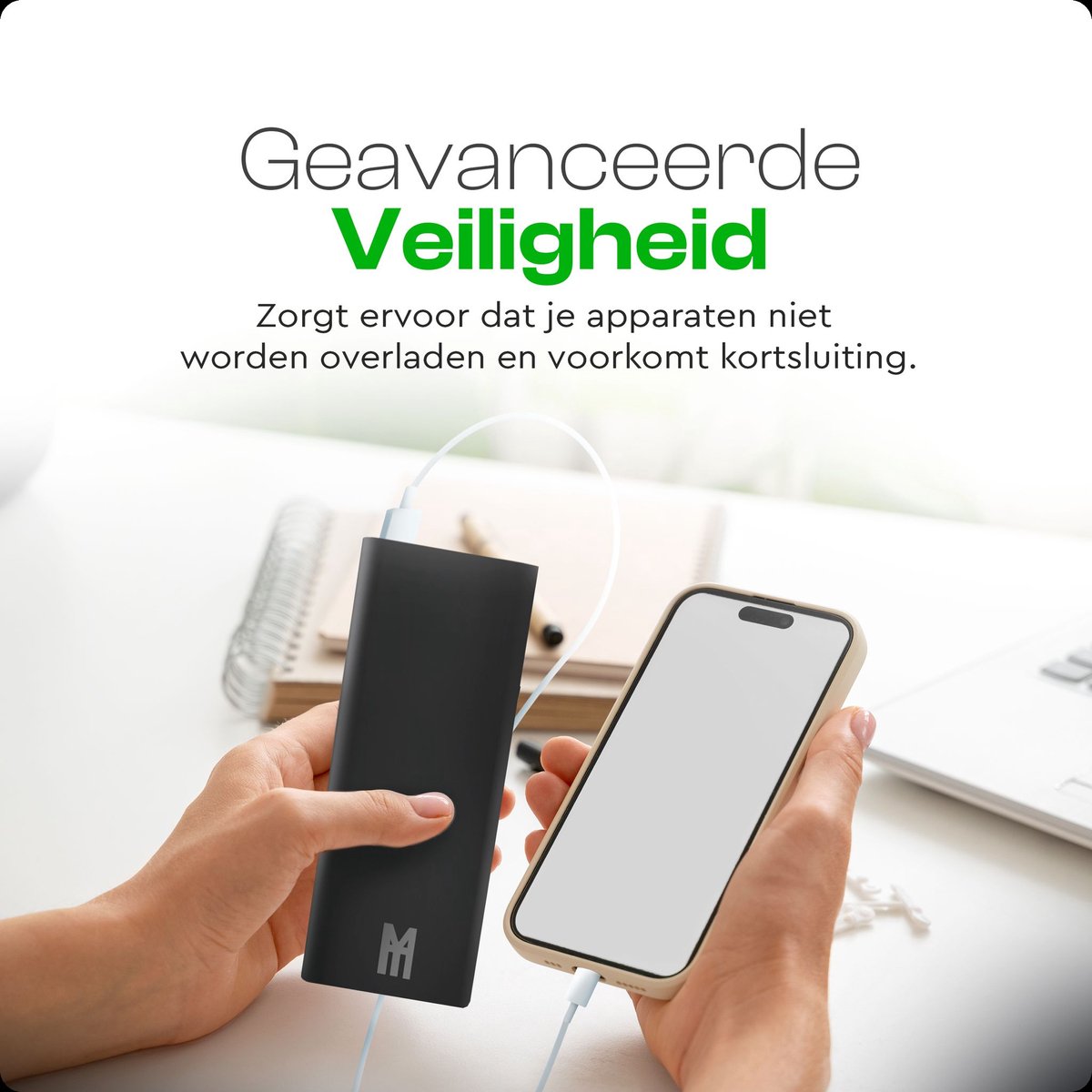 Koopjes Katwijk Powerbank 20000mAh Snellader met LED - afbeelding 3