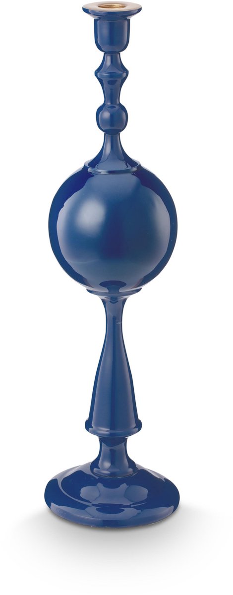 Pip Studio Kandelaar Sphere - Navy - Metaal - 44 cm Donkerblauw