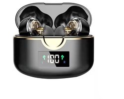 Draadloze Bluetooth 5.0-hoofdtelefoon met dubbele dynamische luidsprekers