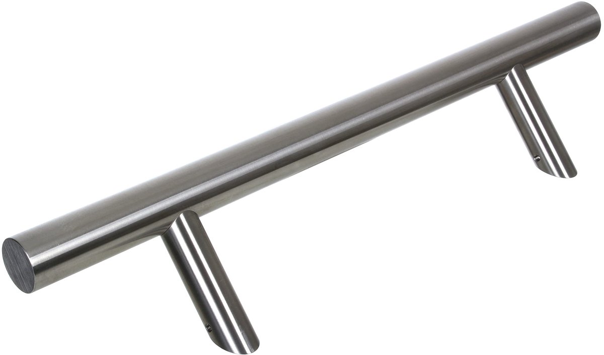 RVS Deurgreep Rond 650mm 45° - Merkloos