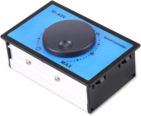 Snelheidsregelaar, DC 6-60V 12V 24V 36V 48V 30A PWM DC- motorsnelheidsregelaar met start-stopschakelaar