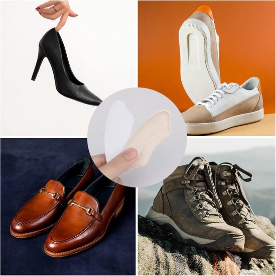 4 stuks hielbescherming voor schoenen, hielkussens voor schoenen