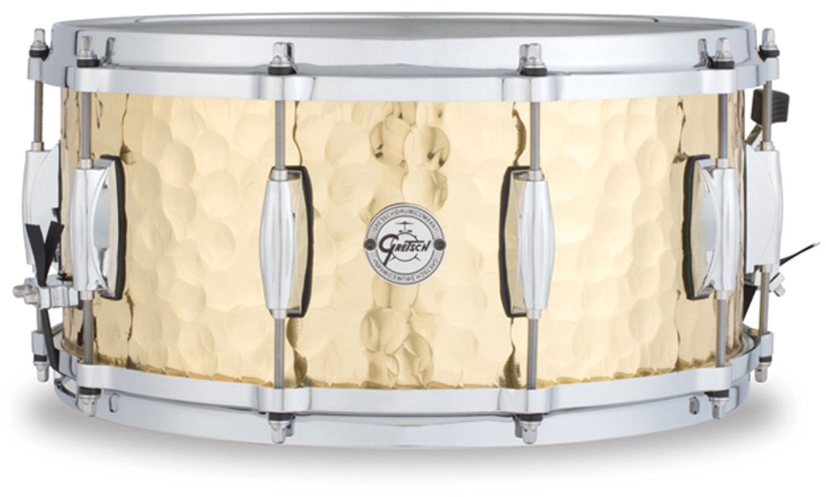 Gretsch zilver Series Brass Snare, 14"x6,5", S1-6514-BRH - Snare drum