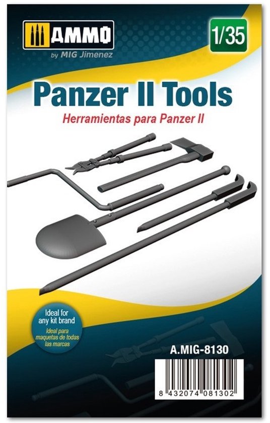 1:35 AMMO MIG 8130 Panzer II Tools Pièce en résine