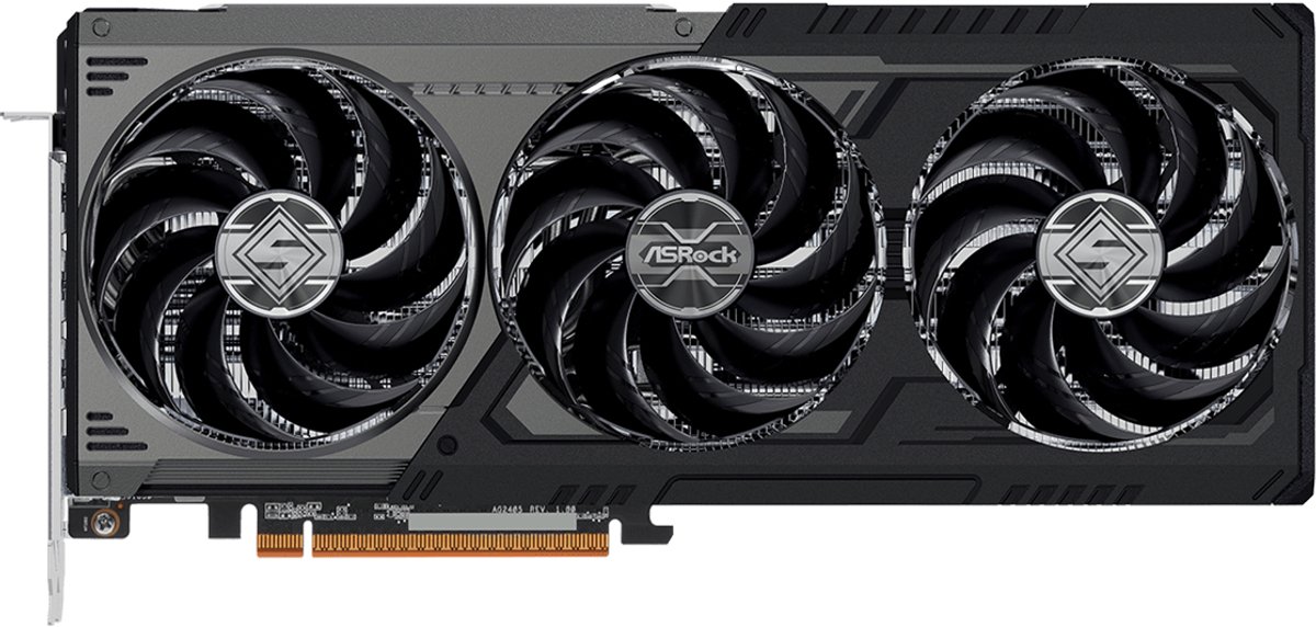 ASRock Radeon RX 9070 XT Steel Legend Dark 16GB grafische kaart
