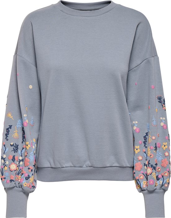 Only Trui Onlbrooke L/s O-neck Flower Swt Noo 15216364 Tradewinds/lily Flower Dames Maat - M