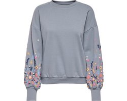 Only Trui Onlbrooke L/s O-neck Flower Swt Noo 15216364 Tradewinds/lily Flower Dames Maat - XS