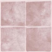 Allecto Plus - Zelfklevende Waterdichte Tegelstickers voor Keuken en Badkamer - Roze Grijs Blauw - 10 Stuks 23x23 cm