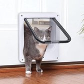 Porte Chatière Verrouillable à 4 Voies Pour Portes Extérieures