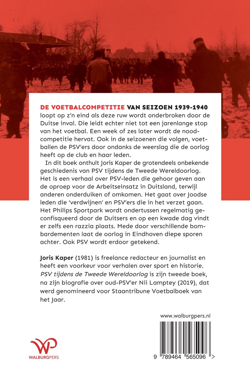 PSV tijdens de Tweede Wereldoorlog - back cover