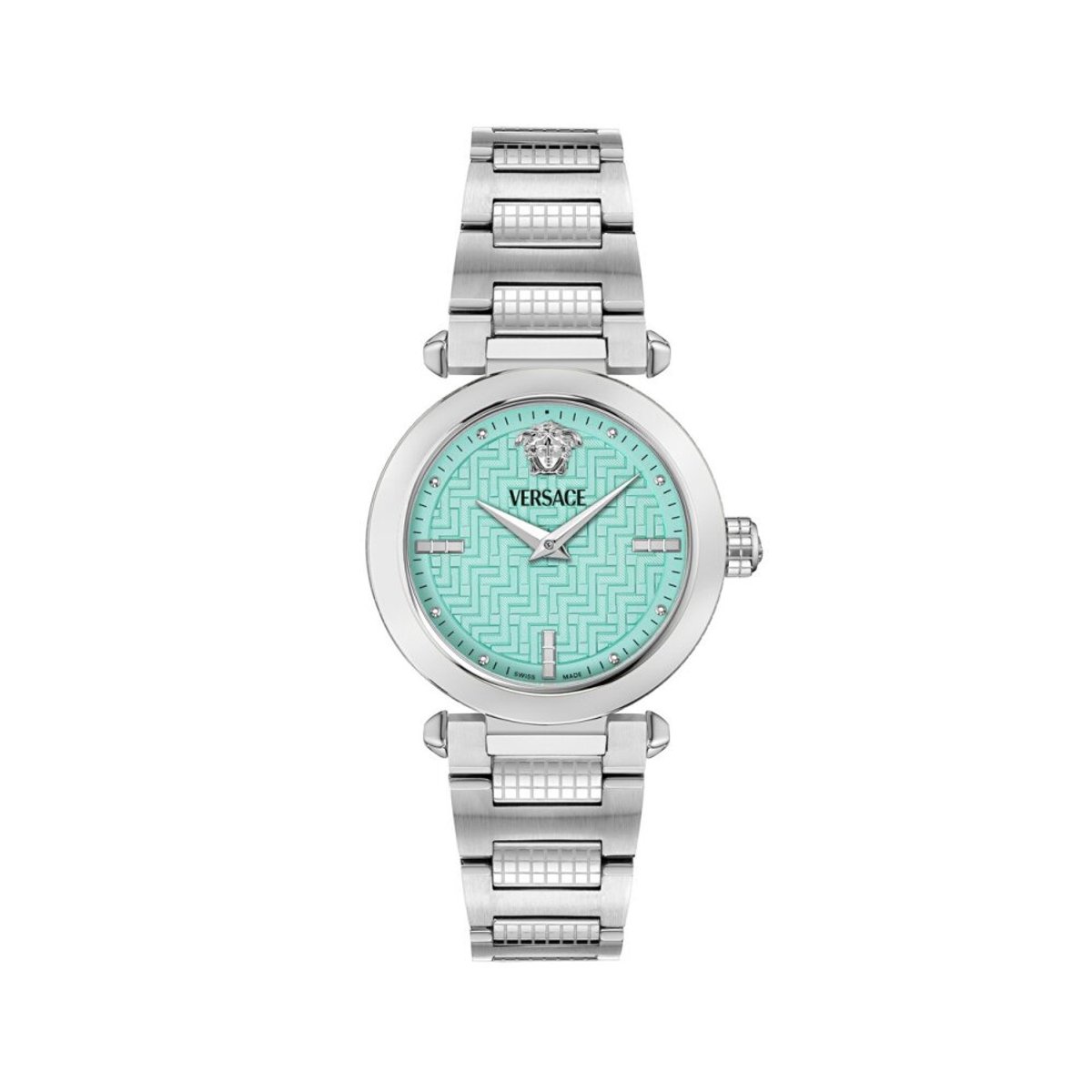Versace Greek VE5B00225 Horloge - Staal - Zilverkleurig - Ø 34 mm
