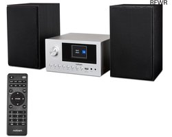 RFWR® Micro Audio Systeem Compact met Internetradio, DAB+, Bluetooth en USB-aansluiting
