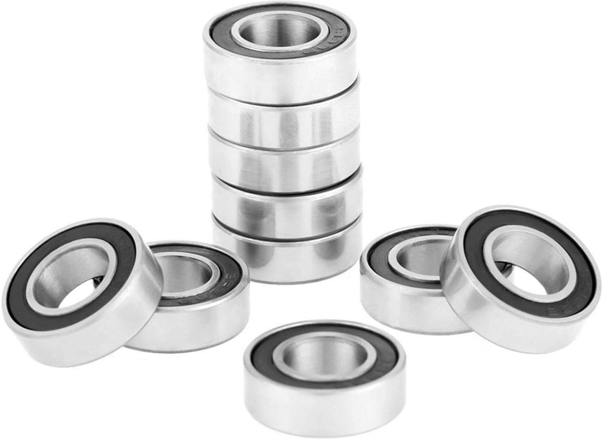 Allecto Plus - Miniatuur lagers 10 stuks 688-2RS rubber afgedicht 8 mm 16 mm 5 mm prestaties optimaliseren