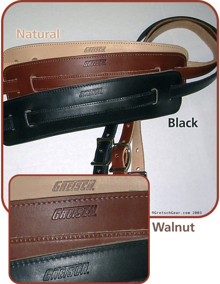 Gretsch gitaarband Vintage Walnut - Gitaarband