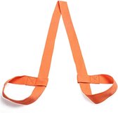 Yoga Mat Draagband - Duurzaam, Handig in Gebruik - Oranje, Fitness Accessoire
