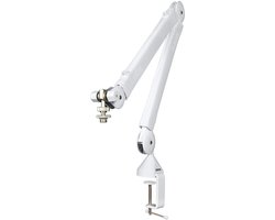 RØDE PSA1+ Studio Arm – Wit – Professionele Microfoonarm met Interne Demping & Kabelmanagement
