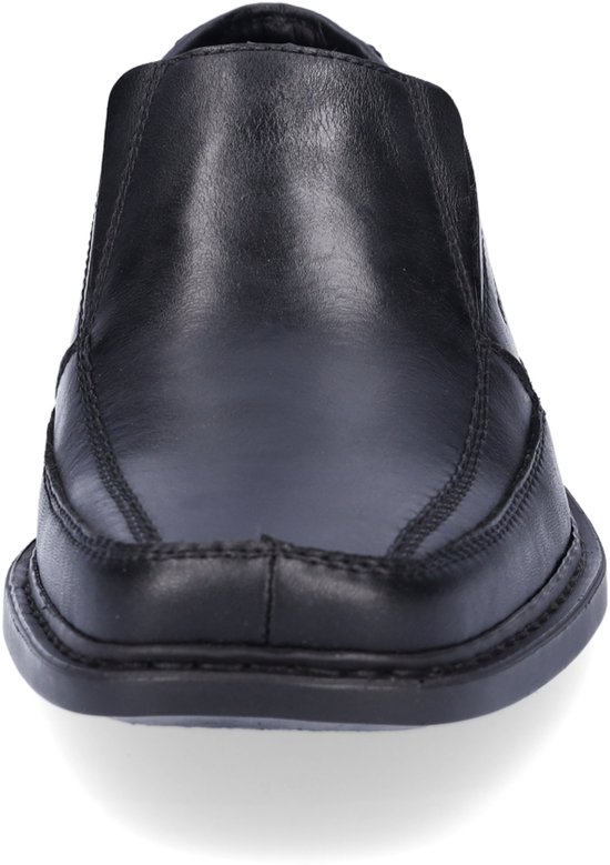 Mocassins en cuir Rieker pour hommes noirs
