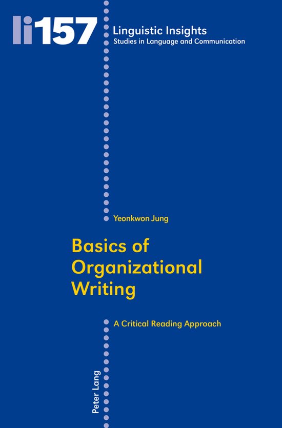 Basics of Organizational Writing | 9783034311373 | Yeonkwon Jung ...