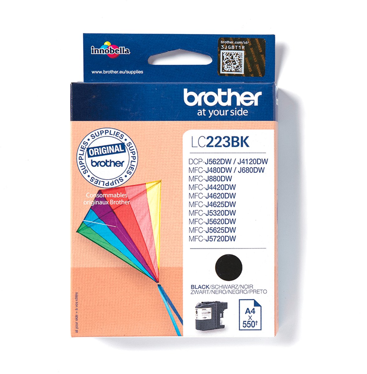 Brother LC-223BK - Inktcartridge / Zwart